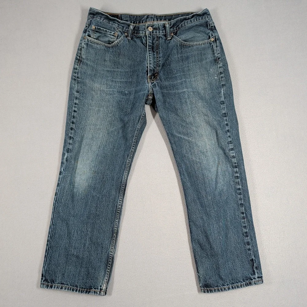 Levi's‎ 514 Jeans Mens 36x29 Blue Straight Fit Denim Casual Classic Workwear